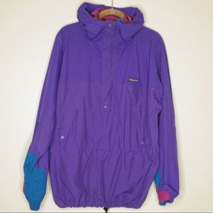 VINTAGE 80’s Patagonia Windbreaker RainHood Jacket